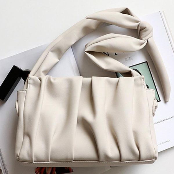 

shoulder bags real genuine leather messenger crossbody for women cowhide luxury designer folds handbag clutch totes