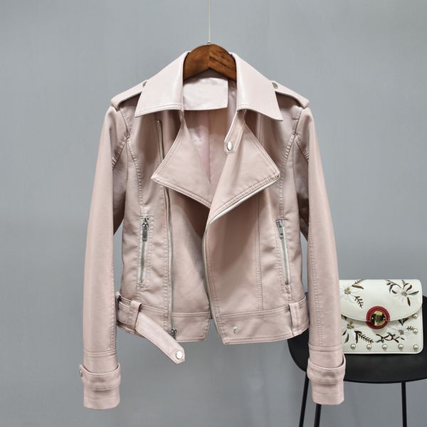 

synthetic leather jacket for women's short skirts