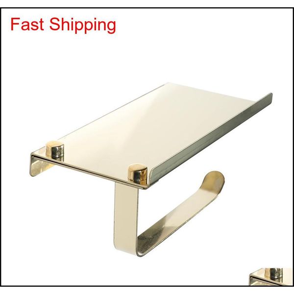 

2018 beautiful practical rose gold multi-purpose toilet paper roll holder bathroom stainless steel paper holder fr qylipu new_dhbest