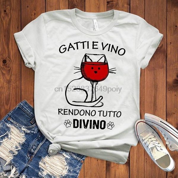 

gatti e vino rendono tutto divino t-shirt sport hooded sweatshirt hoodie