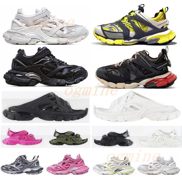 

2021 track.2 3.0 4.0 track 2 runners shoes men womens track2 track slide sandal sport casual shoes trainers sneakers 36-45, Black