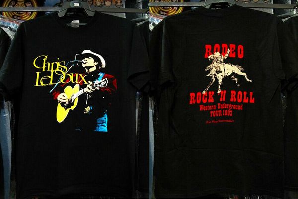 

vtg 1993 chris ledoux rodeo rock n roll concert tour t shirt sport hooded sweatshirt hoodie