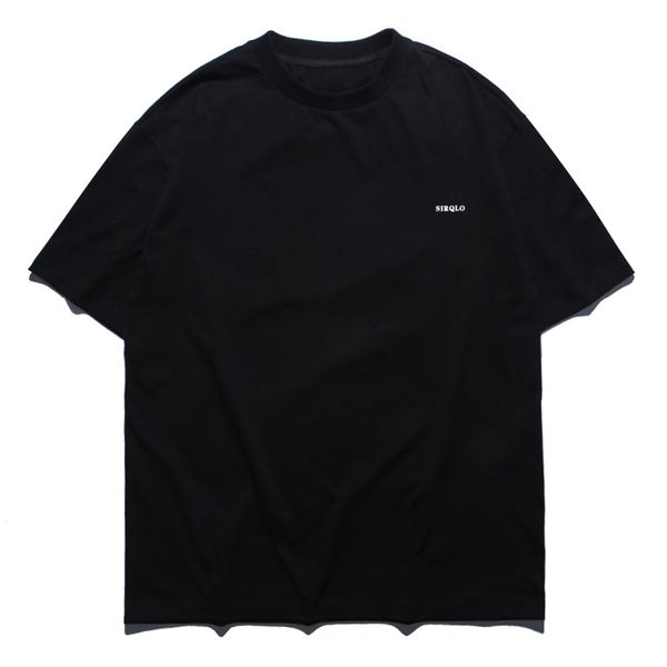 

2021 new aelfric eden back view printed t shirt men summer harajuku tshirt streetwear loose fashion casual cotton short sleeve black mimo, White;black