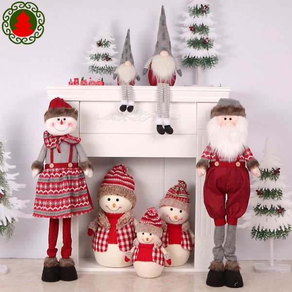 

santa claus snow doll decorations