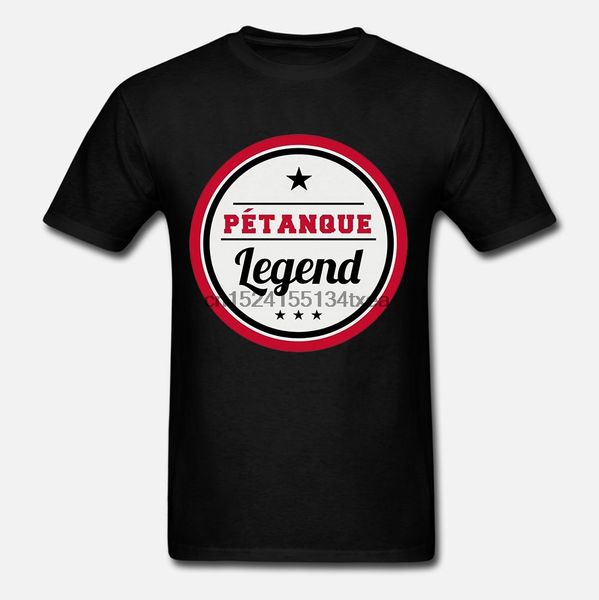 

sport summer famous brand petanque legend fashion men t shirt clothing printed cotton man o neck top