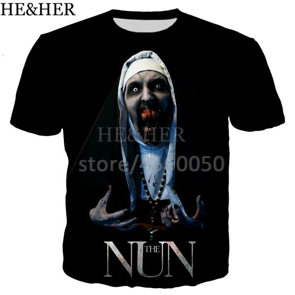 

new movie the nun valak summer cool for 3d print shirts hentai hentai kawaii men clothing