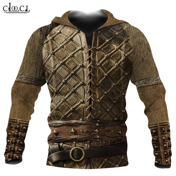 

cloocl viking ubbe lothbrok 3d printed men hoodie harajuku pullover autumn sweatshirt tracksuits drop 220211, Gray