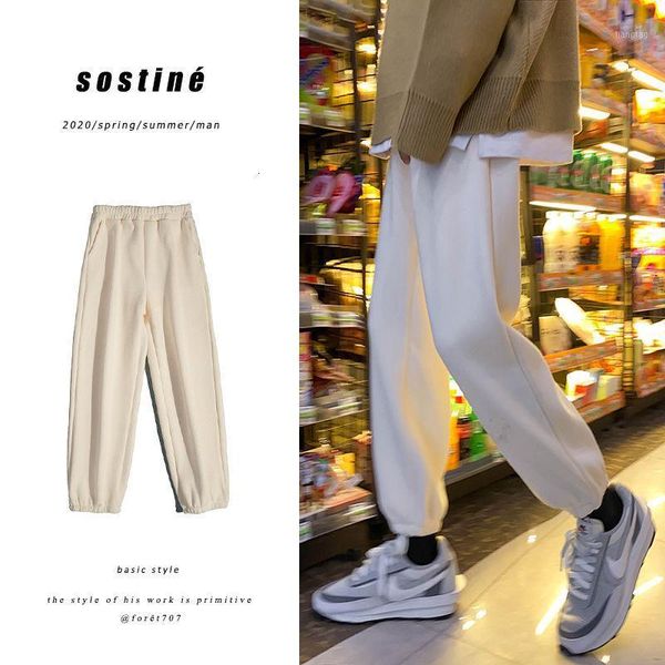 

winter plus velvet thick corduroy pants men's warm fashion casual pants men streetwear loose hip-hop straight trousers mens1, Black