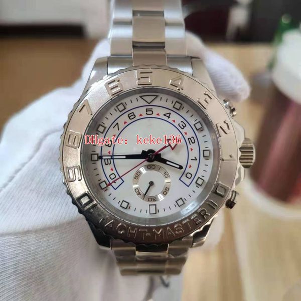 

u1 excellent watches wristwatches 116689 44mm stainless steel white dial sapphire glass asia 2813 movement automatic mechanical mens watch, Slivery;brown
