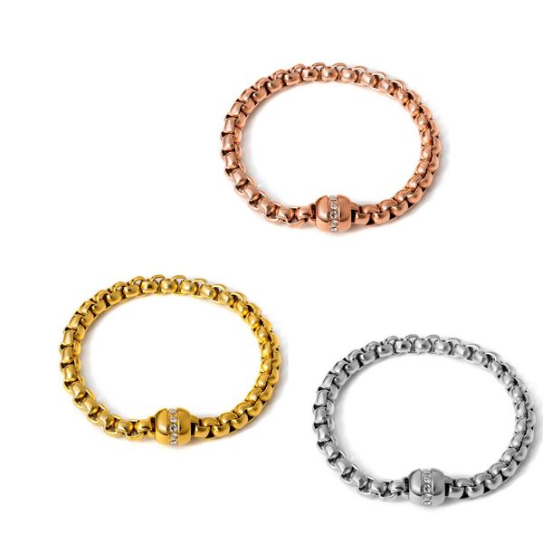 

мода кристалл горный хрусталь крест браслеты высококачественные браслеты из нержавеющей стали креативные очарование женщины хип-хоп вечеринк, Black