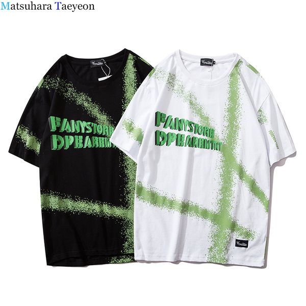 

summer new fashion tshirt youthful vitalify harajuku trend fluorite green print hip hop streetwear hooded sweatshirt hoodie men t shirt
