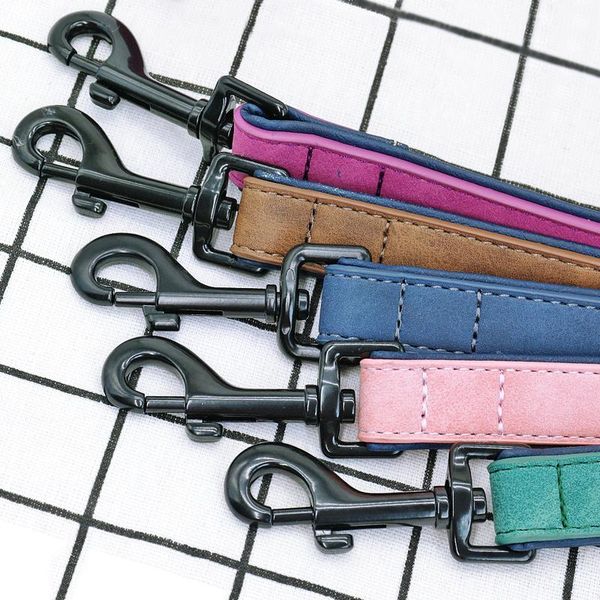

dog leash harness leather lead pet dog puppy walking running leashes training rope belt for small medium large dogs pet bbyxbu