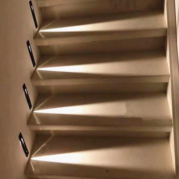 

wall lamp 3w recessed led stair light indoor ip20 outdoor ip65 corner lights stairs step stairway hallway staircase ac85-265v