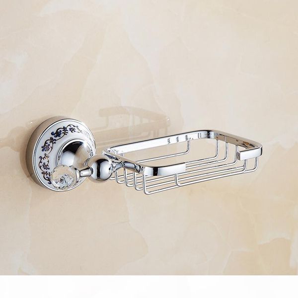 

silver crystal bathroom hardware set european chrome finish ceramic plate bathroom accessories hanging suit t345 bbymui bdetoys
