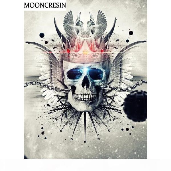 

алмазные вышивки полный площади корона черепа diy алмазные картина вышивка крестом мультфильм мозаичной картины горный хрусталь украшения ко