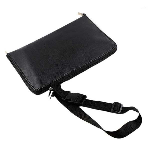 

multi-function portable pu cosmetic bag large capacity makeup brush bag with zipper belt for professional makeup artist1