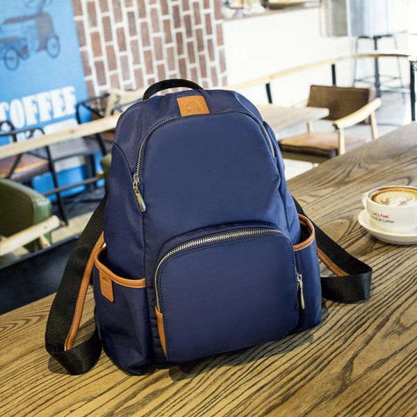 

new women's bag car stitching backpack oxford cloth trendy fashion ladies backpack