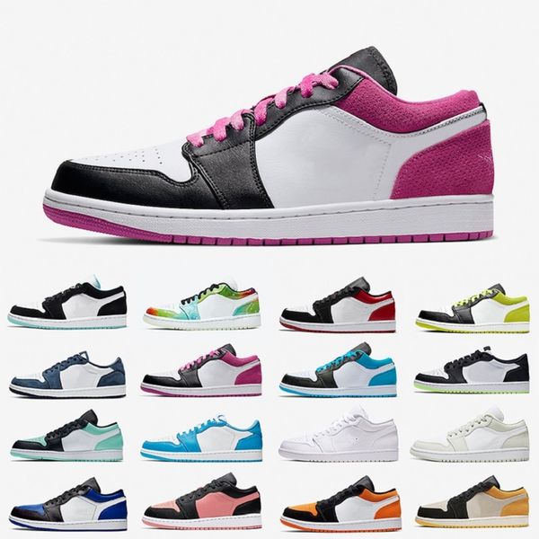 

jumpman1 low mens outdoor shoes island green shattered backboard unc 1s cactus jack bred toe magenta men women trainers sports sneakers