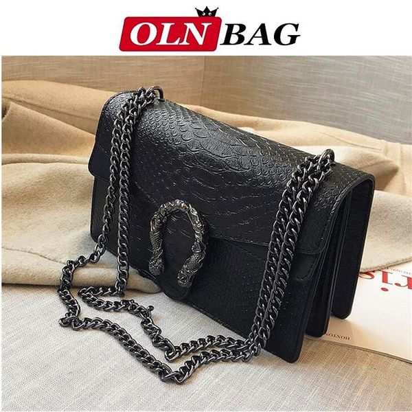 

aiiigator pattern pu leather crossbody bags for women 2020 small shoulder messenger bag female luxury chain handbags and purses