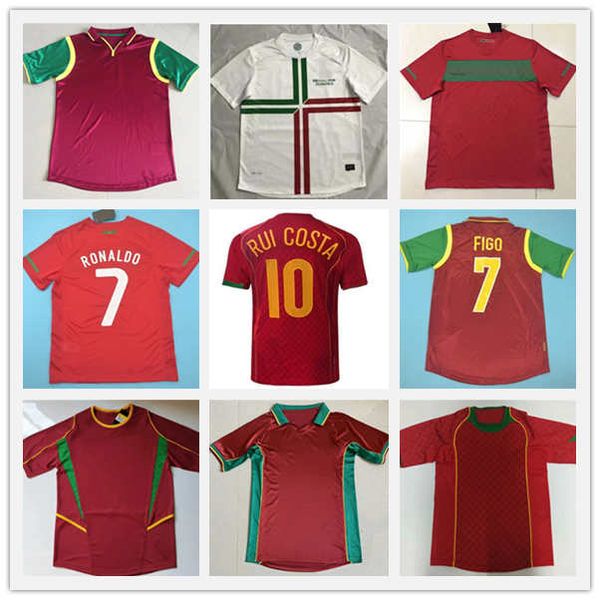 

1998 1999 2010 2012 2016 retro j.moutinho 8 soccer jersey rui costa figo football shirts camisetas de fútbol uniforms size s-xxl, Black;yellow