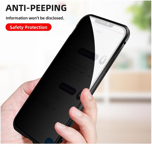 

magnetic privacy glass case for iphone 11 xr xs max case anti-spy 360 protective magnet case for iphone 11 1 bbyinb