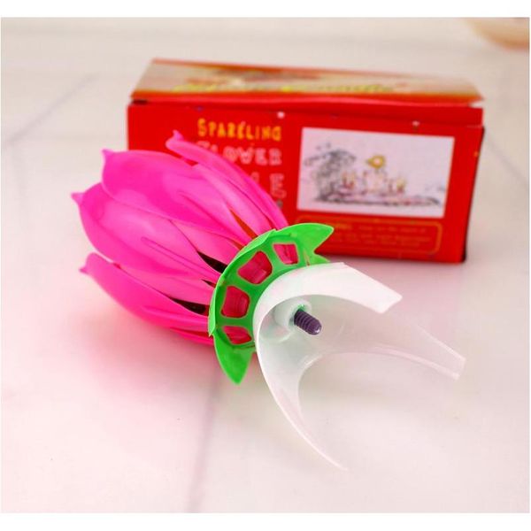 

lotus music candle lotus singing birthday party cake music flash candle flower music candle cake accessories hol wmtyqm lyqlove