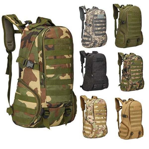 

tactical 35l backpack nylon bag hunting trekking sport travel rucksacks camping hiking fishing climbing outdoor bag