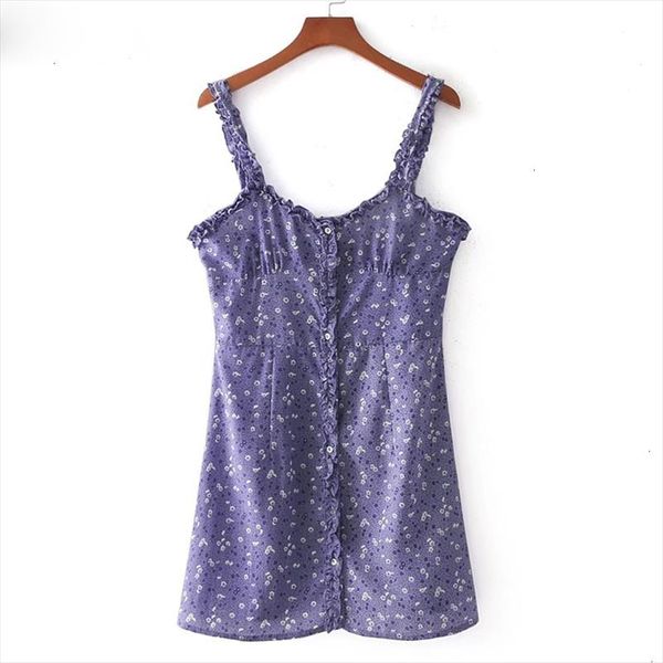 

summer dresses women lavender floral printed dress sleeveless sling beach mini dress vestidos verano ddom8002, Black;gray