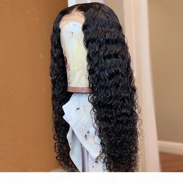 

curly lace front human hair wigs for black women brazilian remy lace wigs frontal pre plucked full end 360 lace frontal wigs, Black;brown