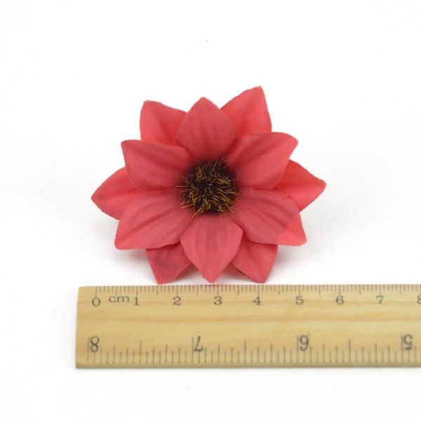 

20pcs 6cm gerbera artificial flower home party decoration scrapbooking accessories wreath diy head craft fake bbyhxb