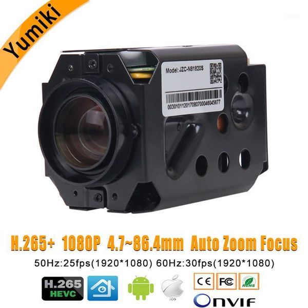 

h.265+ 1080p ip camera board module hi3516d+1/2.8" imx291 cmos 4.7-84.6mm 18x motorized zoom & focal lens super night vision1