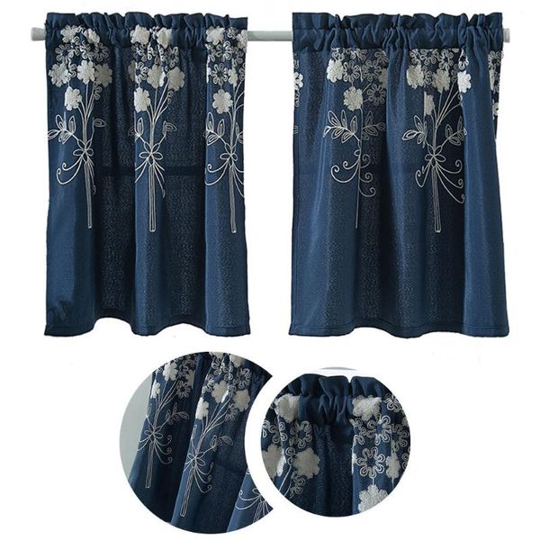 

curtain & drapes 1pc bedroom window living room drape panel exquisite embroidery blackout shades home decor jacquard noise reducing