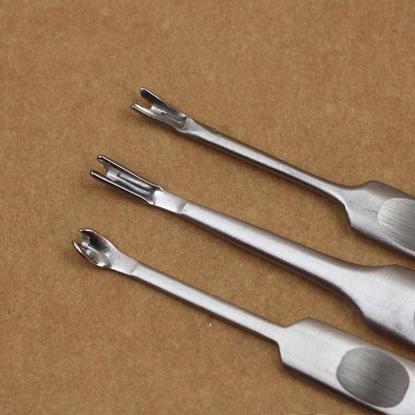 

3pcs/set wholesale leather handwork tool dig chamfer tool stitching groover, Black