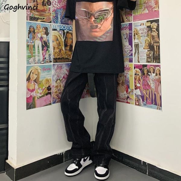 

women's jeans women tie dye harajuku chic streetwear hip hop autumn straight stylish vintage students ulzzang fashion retro ins, Blue