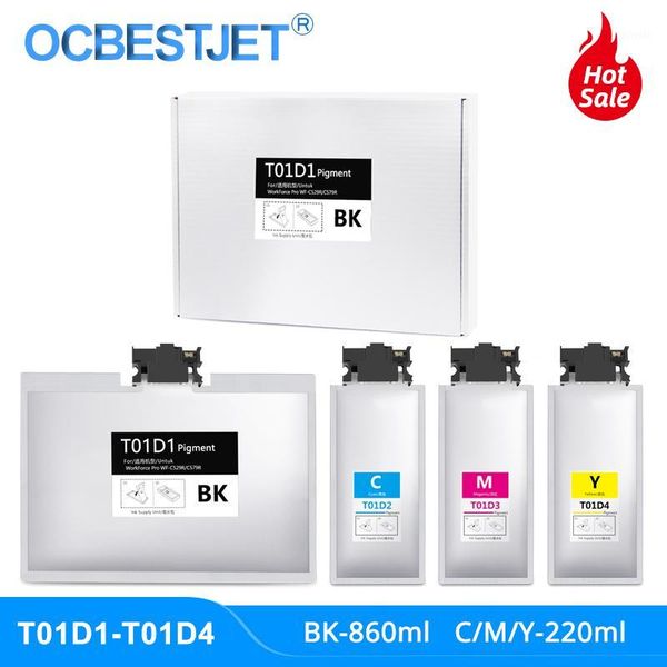 

t01d3 t01d4 ink cartridge with pigment for workforce pro wf-c529rdtw wf-c579rd2twf wf-c579rdtwf printer1 cartridges
