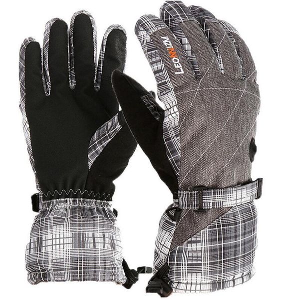 

2021 new men's ski gloves snowboard gloves snowmobile motorcycle riding winter riding bicycle glove windproof waterproof snow gloves