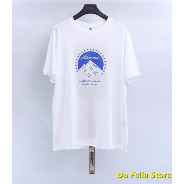 

men's t-shirts 2021 adererror t-shirt men women ader error company logo tee blue mark, White;black