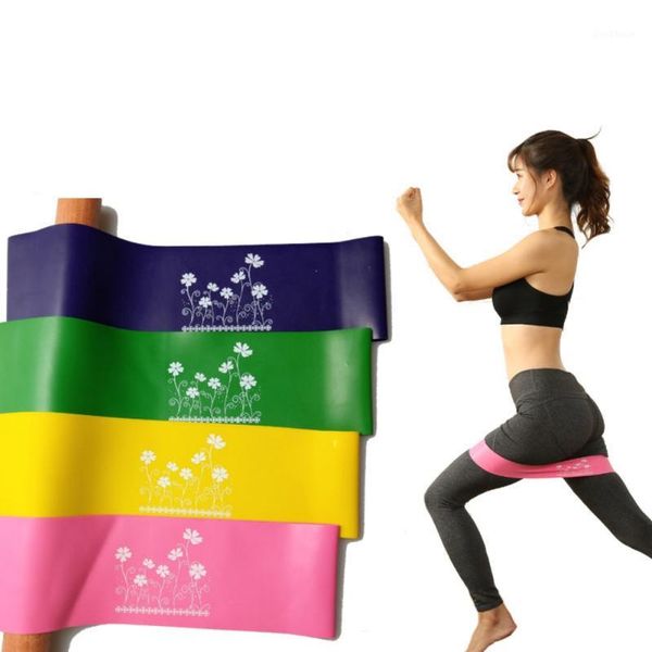 

resistance bands fitness natural latex workout hip elastic loop for yoga exercise workout1