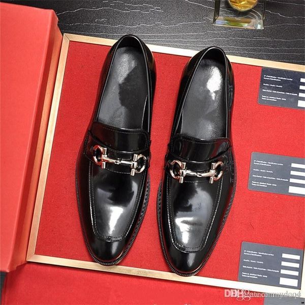 

g1 mens formal shoes patent leather oxford shoe for men italian 2020 luxury dress shoes wedding laces leather business shoes 33, Black