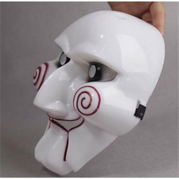 

cosplay billy jigsaw saw halloween party puppet mask masquerade costume prop new