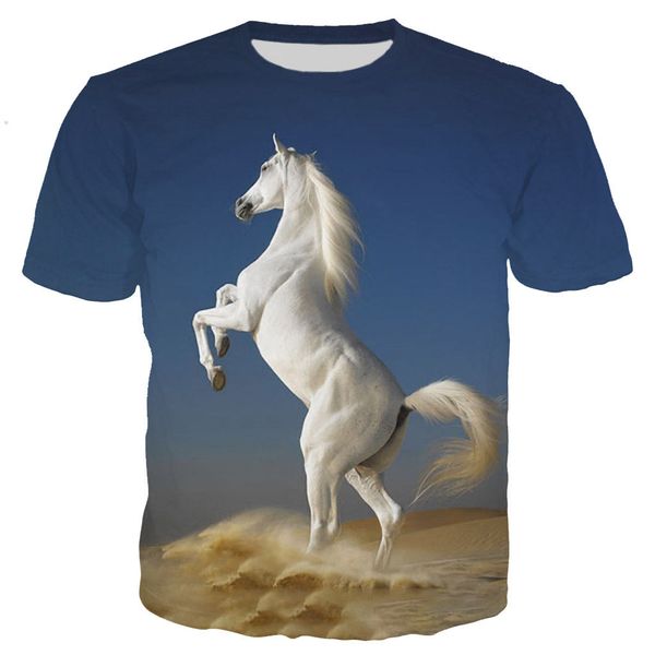 

new cool horse 3d print shirts anime comics humor men clothing