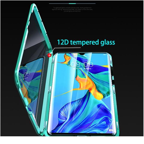 

360 full protection magnetic case for huawei p40 p30 p20 mate 40 30 20 honor 8x 9x 20 10 30 jllcig