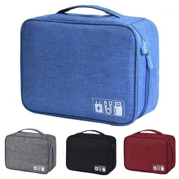 

travel closet organizer case for headphones storage bag digital portable zipper charger data cable usb cosmetics storage case1