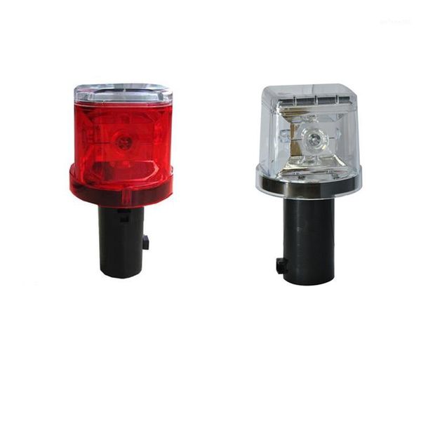 

traffic light 4 led solar warning with flashing and handle for warning1