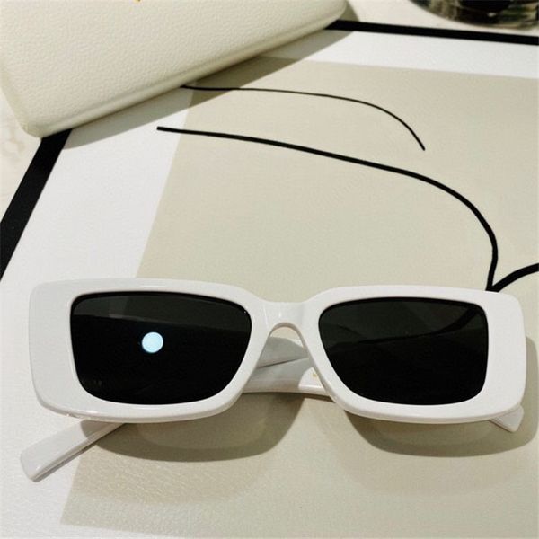 

4382 new sunglasses for women fashion full frame uv400 uv protection lens men steampunk summer square style come with package, White;black
