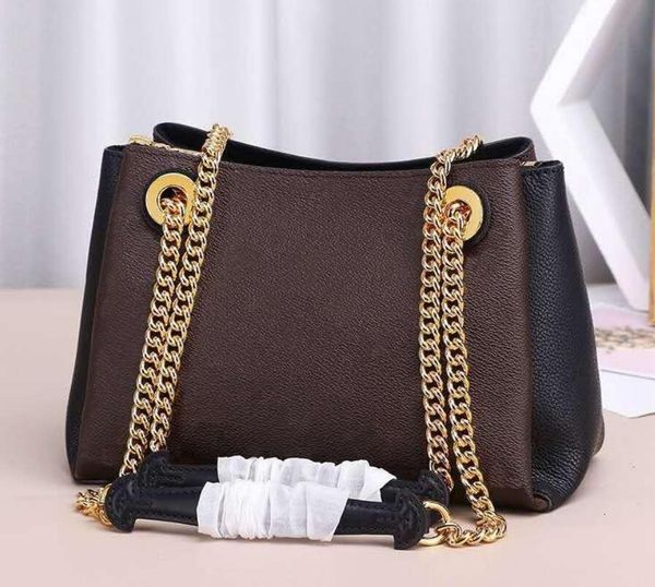 

37cm 100% genuine leather shopping handbag trunk malle bag surene bb tote taurillon shoulder bag luxurys designers bag 43758