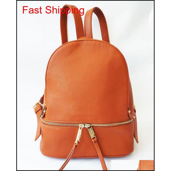

clour red genuine leather women backpack zipper school bags for teenagers girls female shoulder b qylgst lipper
