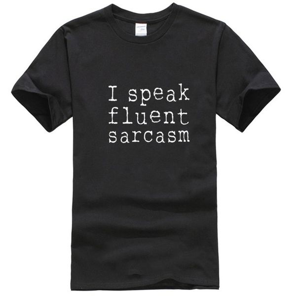 

мужской языки свободного сарказма футболка хлопок смешной футболка sarcastic юмор шутка комментарий, сообщающий тис одежда спортивного с кап