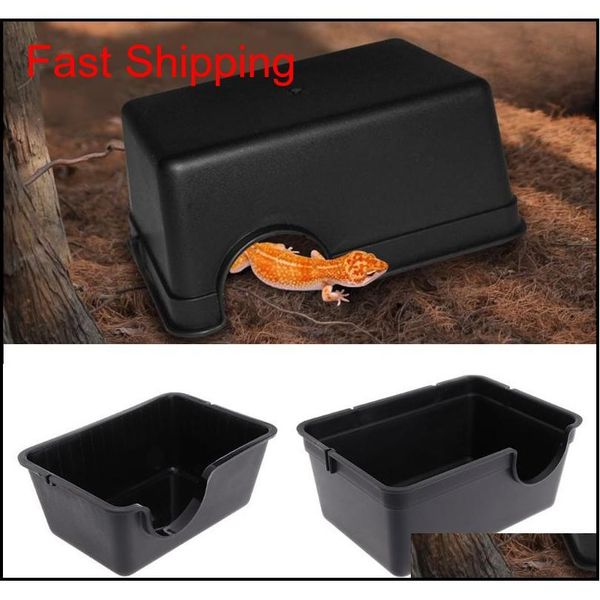 

reptile box hiding case hole water feeder spider turtle snake supplies centipede drop qylcmt dh_seller2010