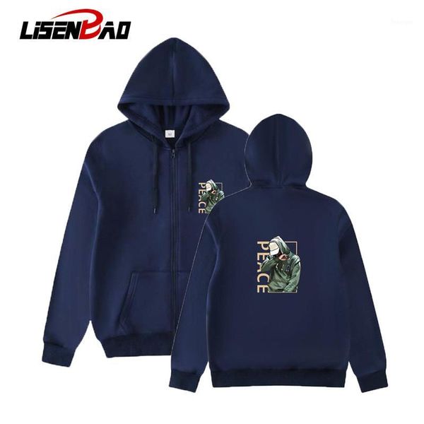 

lisenbao autumn winter men casual hoodies sweatshirt hoodies women men clothes sweatshirts zipper hoody man hoodie s-3xl1, Black
